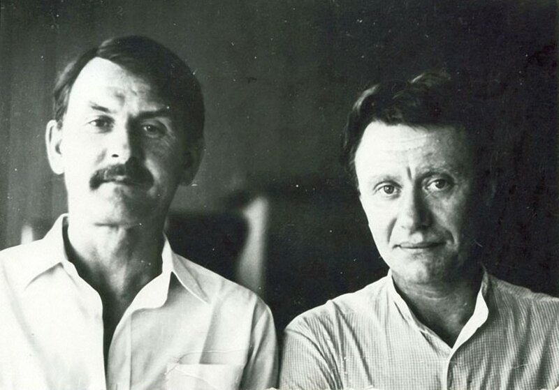 Андрей Миронов и Александр Ольбик. 1983 год, Юрмала