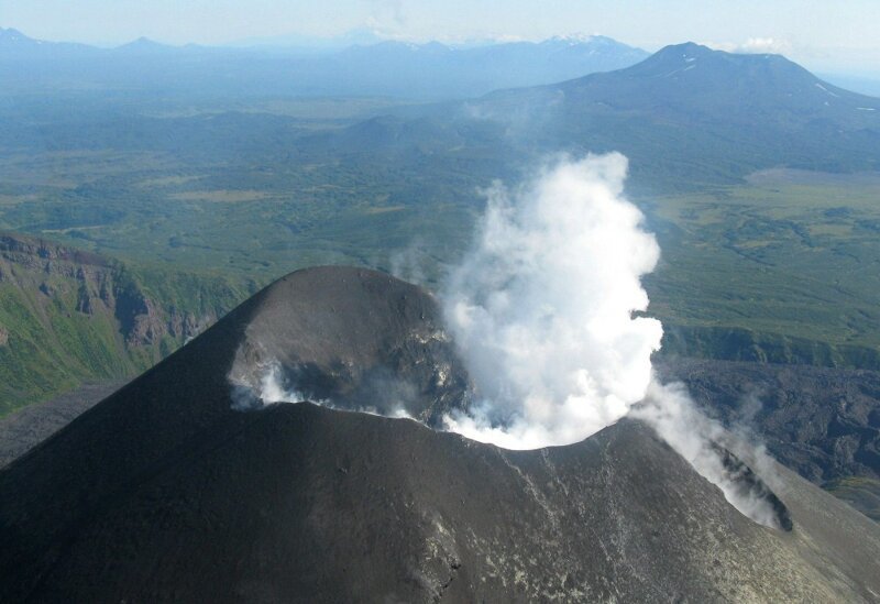 Камчатка. Фотографии вулканов с вертолёта
