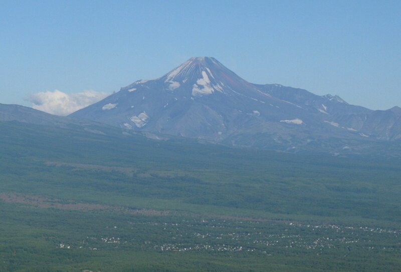 Камчатка. Фотографии вулканов с вертолёта