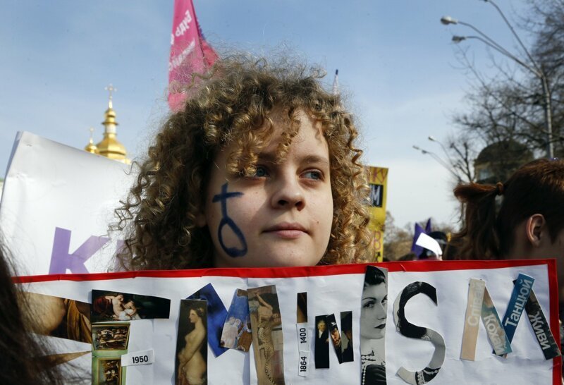 3. Марш по случаю Международного женского дня в Киеве