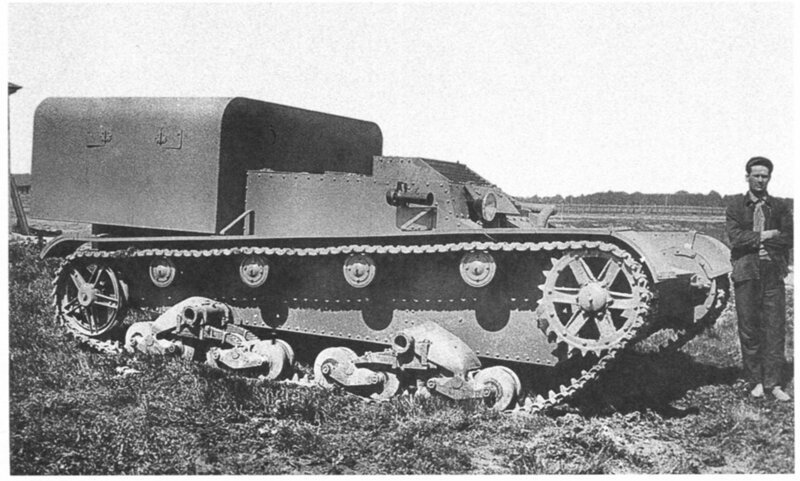 На фото – транспортер пехоты ТР-1, 1933 год.