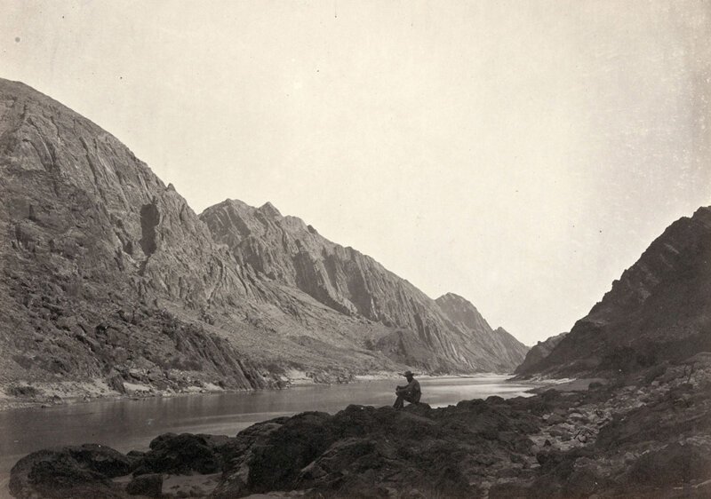 11. Река Колорадо в каньоне Айсберг, 1871 год: