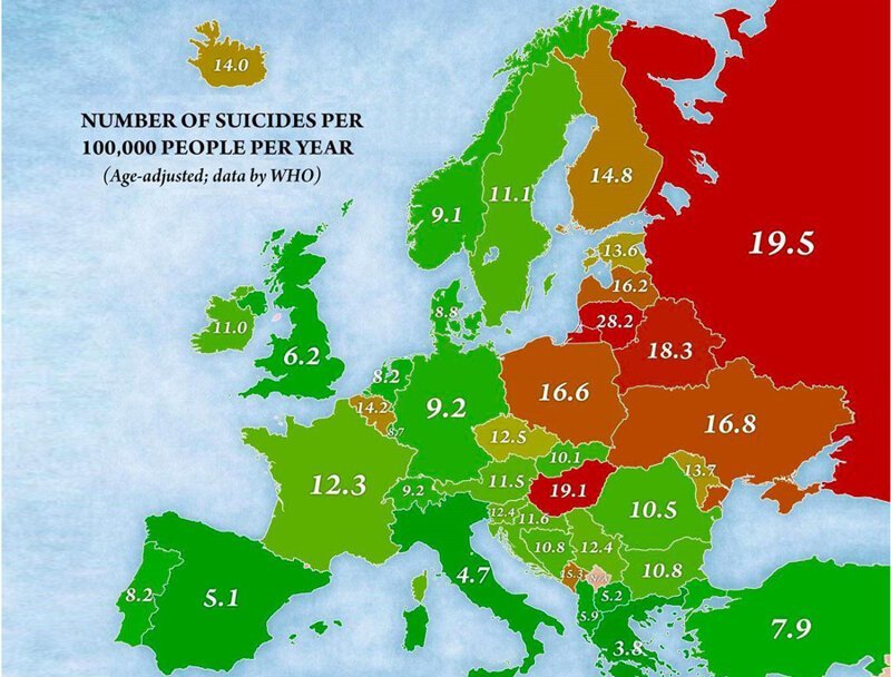 Карта языков в европе