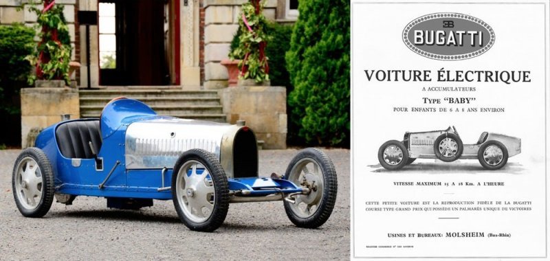 Bugatti Baby: мини-электромобиль для больших детей