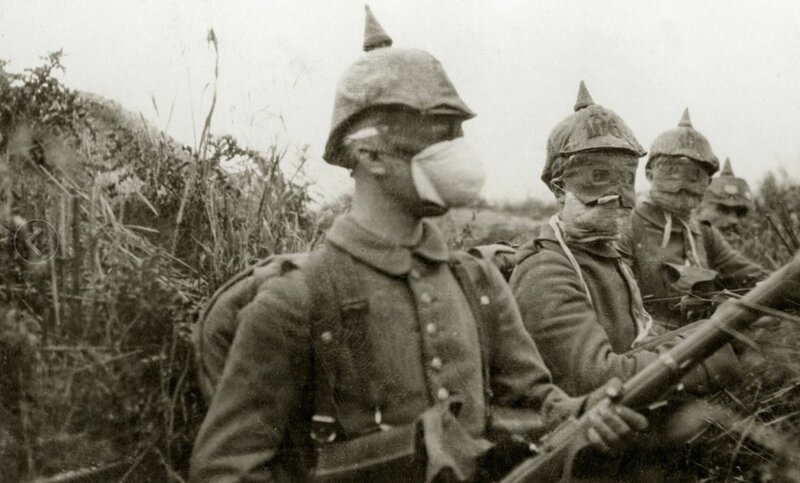 Солдаты 106 пехотного полка на Западном фронте
