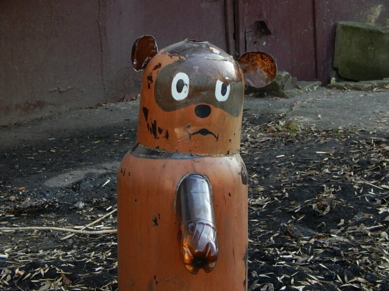 Образ медведя в советской и российской уличной скульптуре