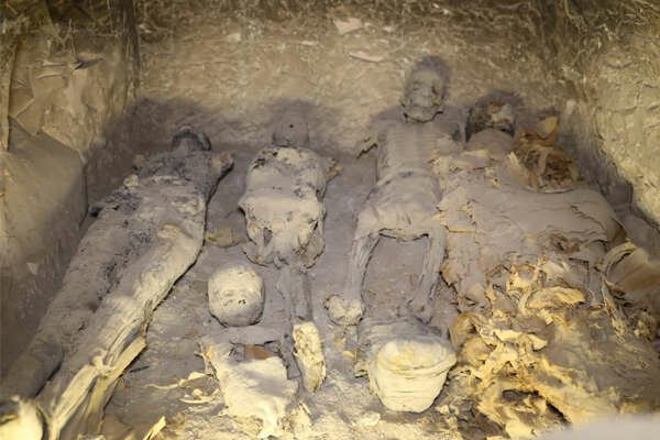 9. В Египте обнаружили могилы с мумиями, в том числе детей