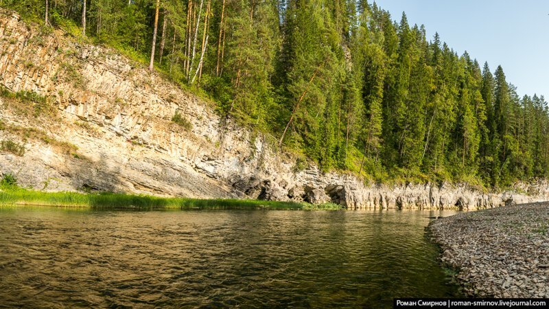 Урал с Севера на Юг. Скалы Мамбет и Кузьганак на реке Зилим