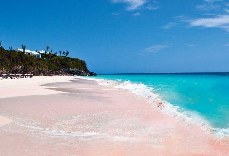 6. Розовые песчаные пляжи Бермуд