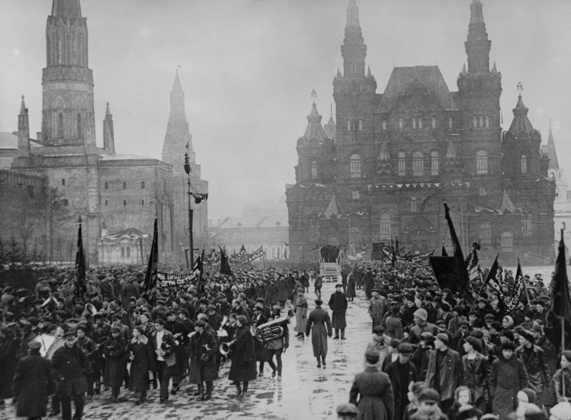 Празднование 8-й годовщины Октябрьской революции в Москве