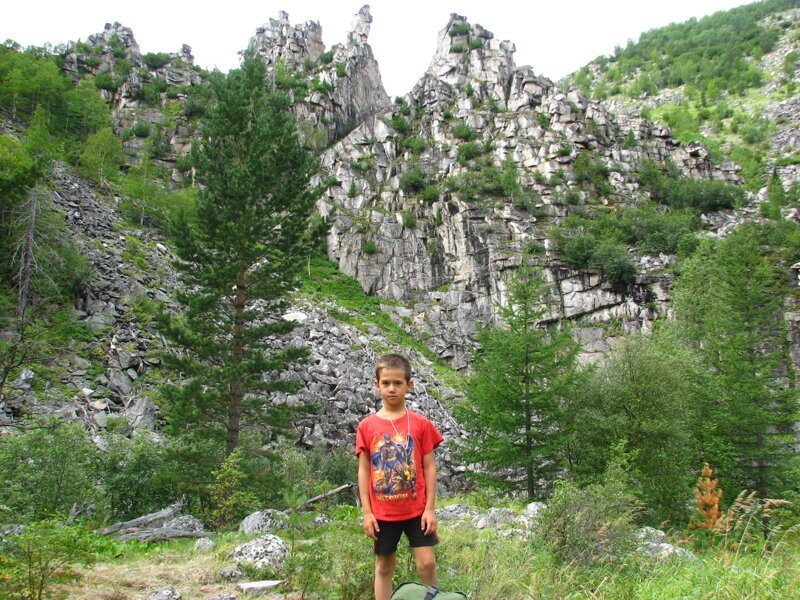 Необычные скалы Баргузинского хребта