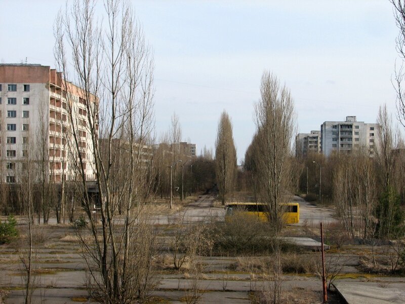 Чернобыльская АЭС, город Припять и зона отчуждения. Как это было 11 лет назад