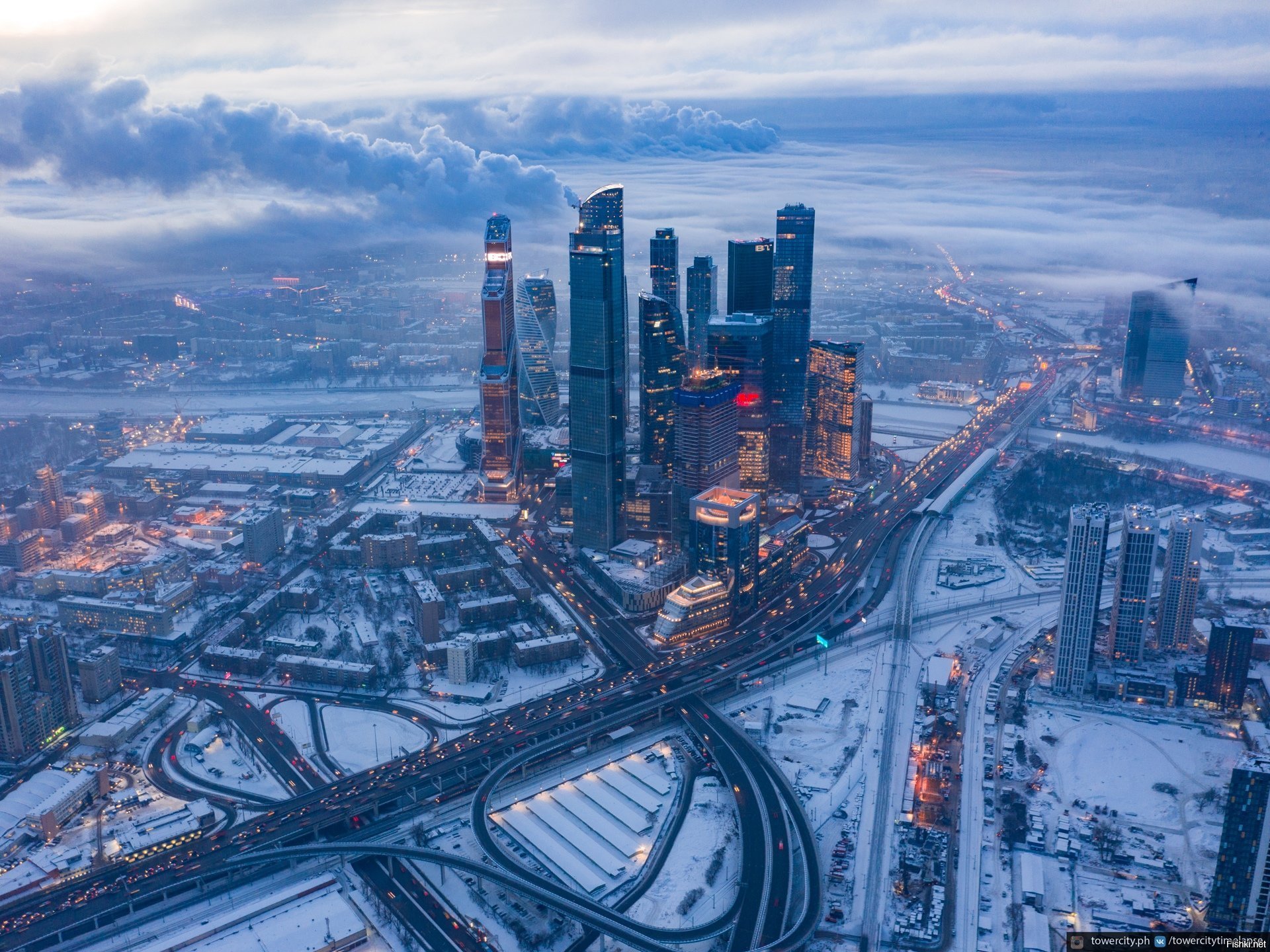 Фото москва сити сверху