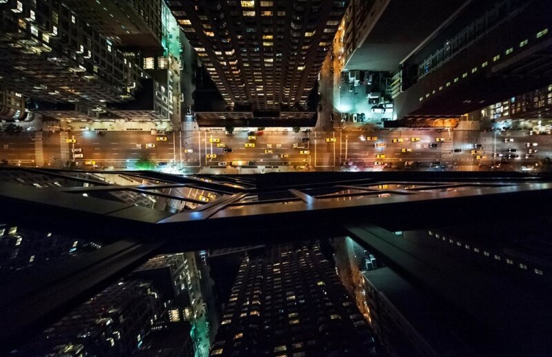 Нью-Йорк сверху на снимках Навида Барати