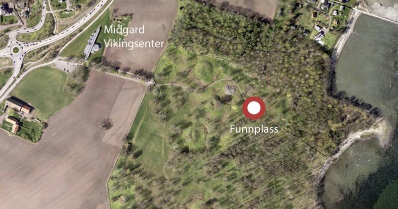 25 марта норвежские археологи опубликовали фотографию с указанием местоположения уникальной находки в национальном парке Борре, провинция Вестфолл 