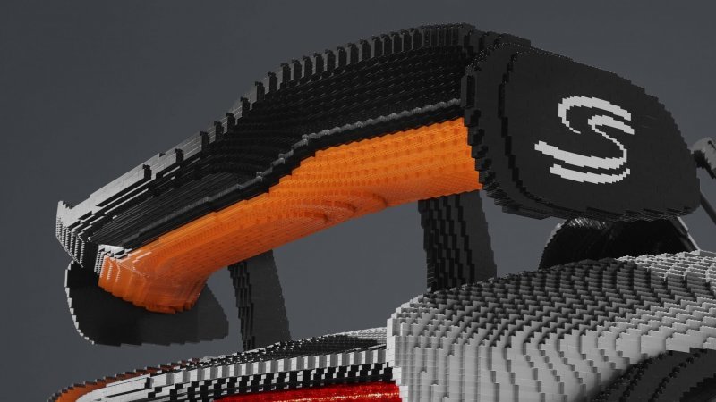 Полноразмерный гиперкар McLaren Senna, созданный из кубиков Lego