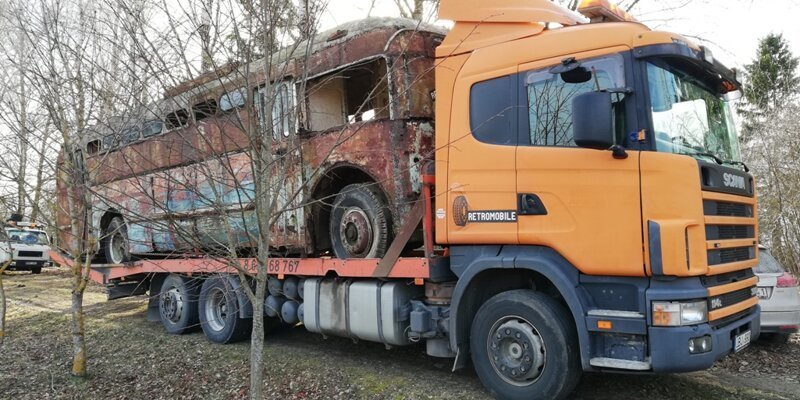 В Литве найден троллейбус МТБ-82Д