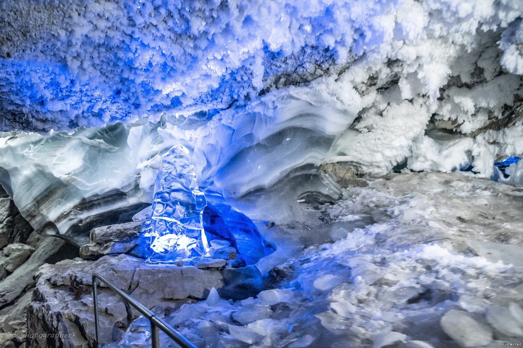 Кунгурская ледяная пещера рисунок