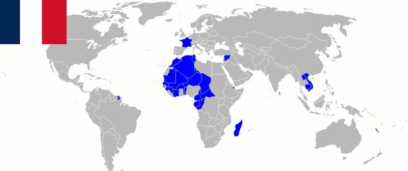 9. Французская колониальная империя, 1938 год