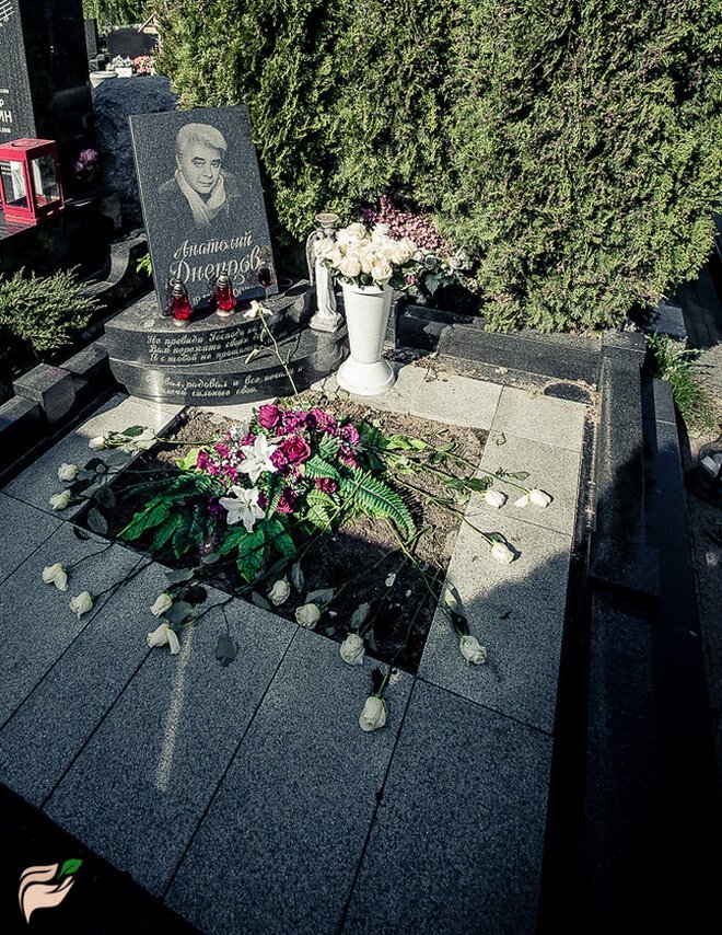 Могилы знаменитостей на троекуровском кладбище в москве фото памятников