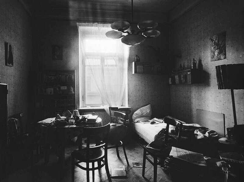 1960-е. Комната холостяка.  Москва