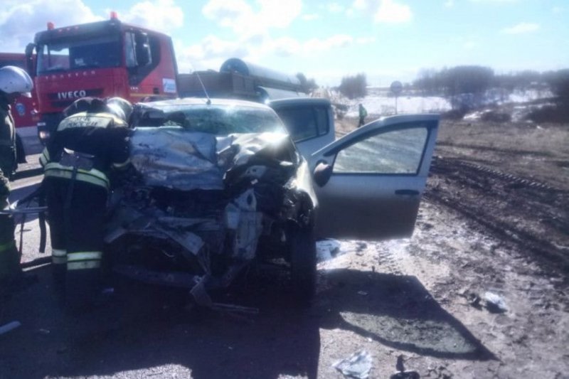 Авария дня. Лобовое столкновение в Тамбовской области унесло жизни трёх человек