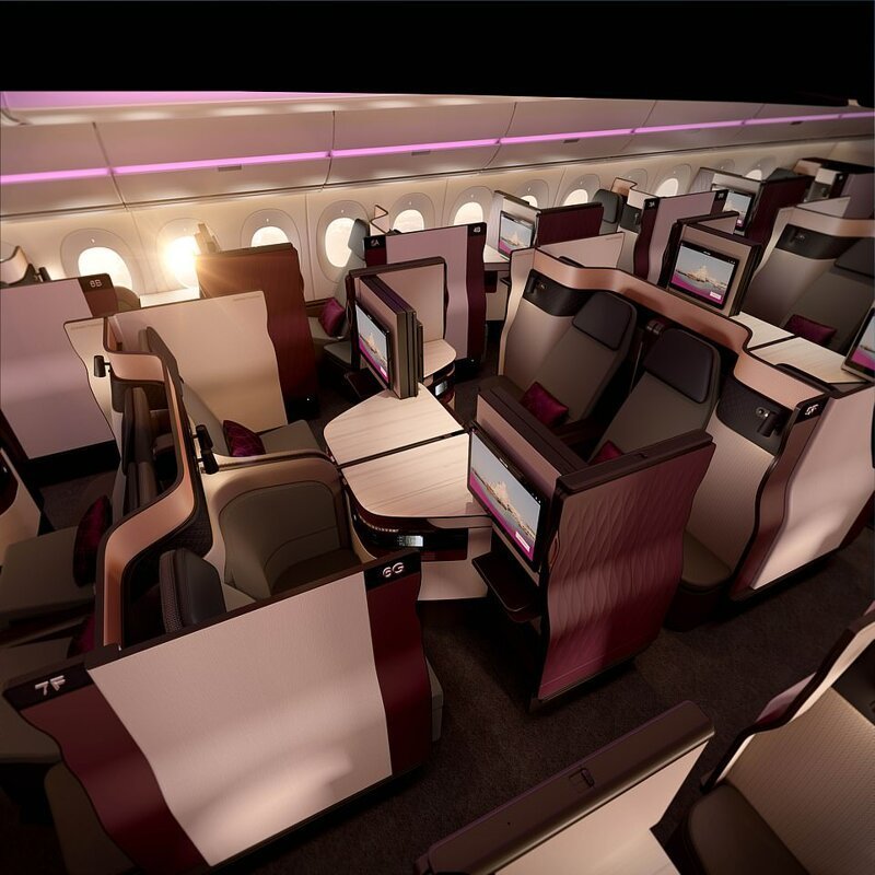 Авиакомпания Qatar Airways победила также в номинации "лучший бизнес-класс"