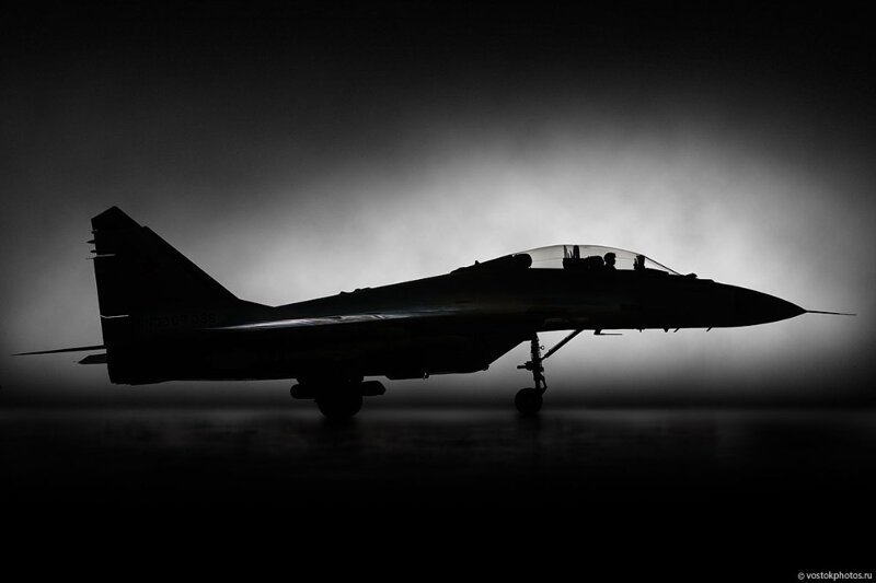 Фотосъемки истребителя МиГ-35