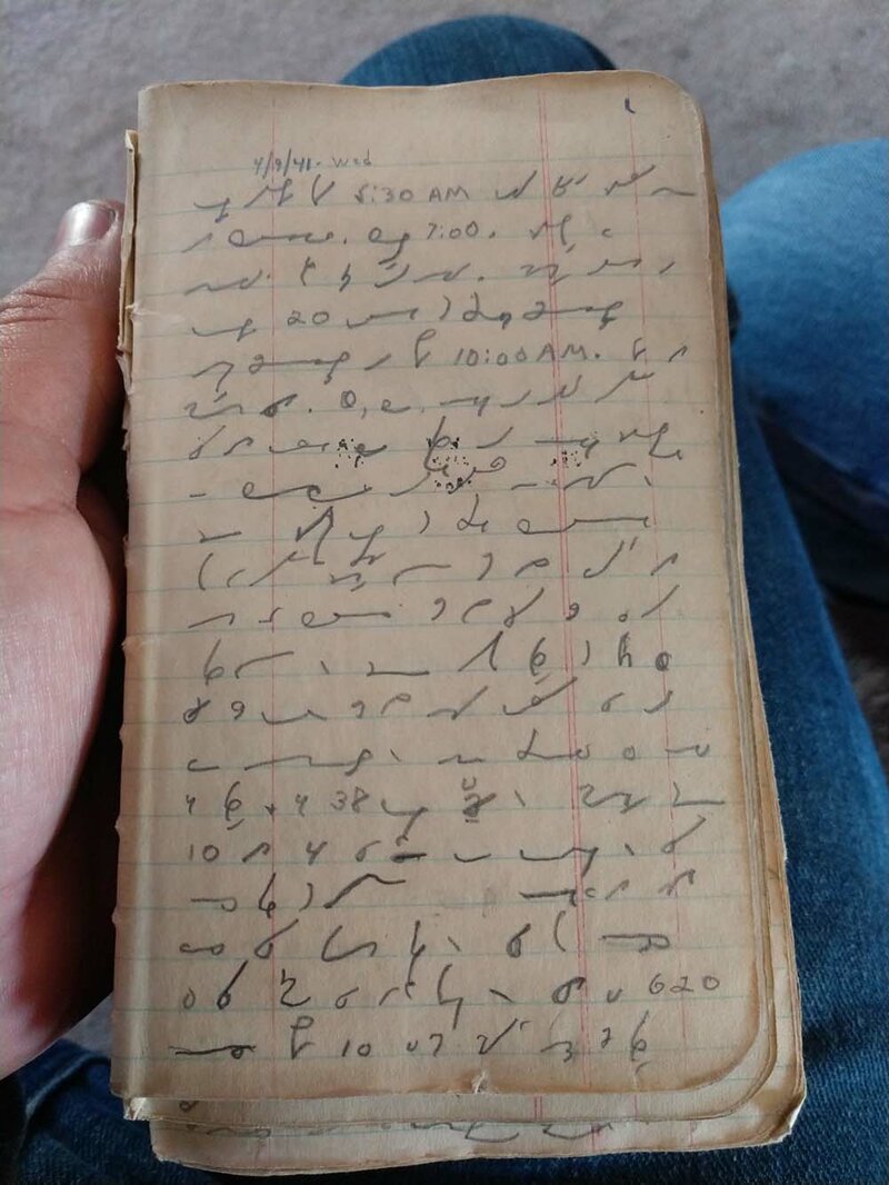 Интернет помог пользователю расшифровать найденный дневник его деда