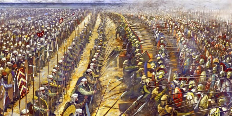 7. Сражения Древнего мира отличались ожесточённостью, обе стороны несли большие потери. 