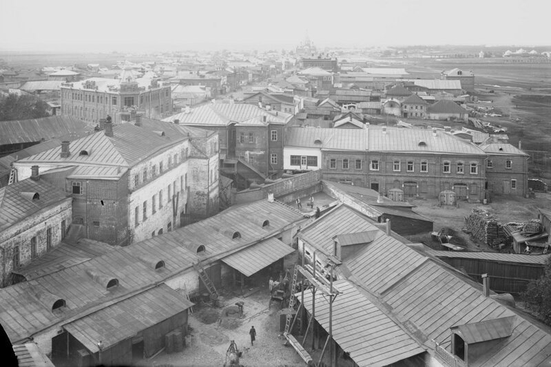 Нижний Новгород, Гордеевка - Вид на одну из улиц, 1896 год