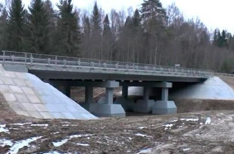 В Костромской области построен новый железобетонный мост