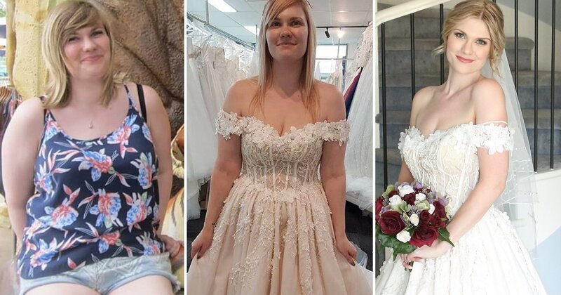 Невеста сбросила 30 кг, чтобы влезть в платье своей мечты