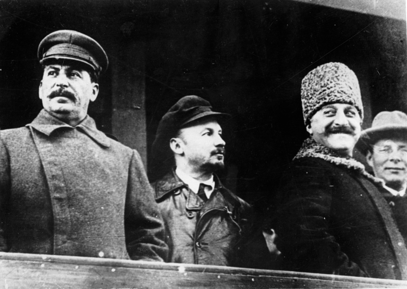 И.Сталин, Н. Бухарин, Г.Орджоникидзе и Я.Рудзутак