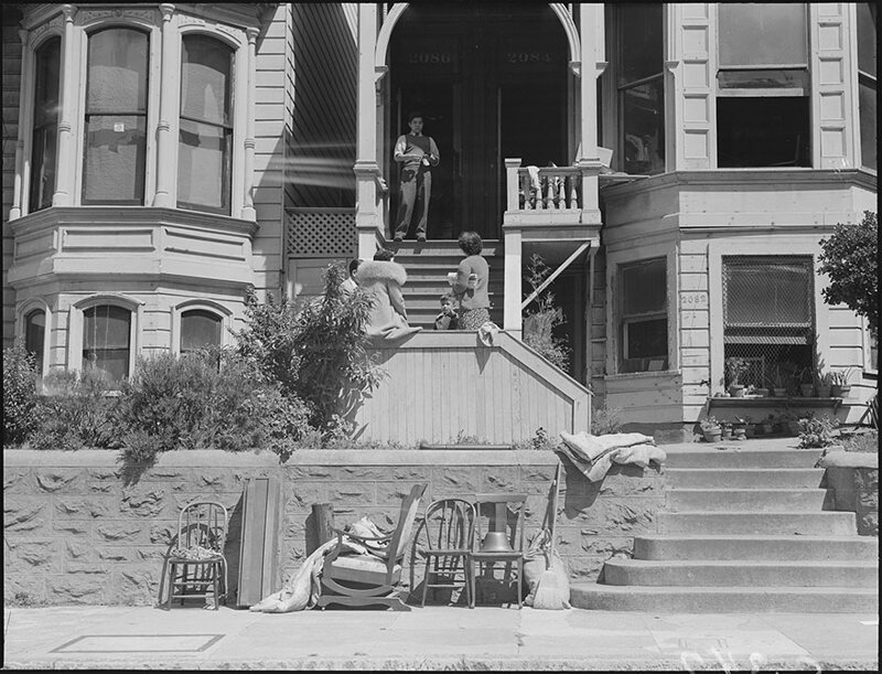 13. Сан-Франциско, Калифорния. Один из домов в японском квартале за день до эвакуации