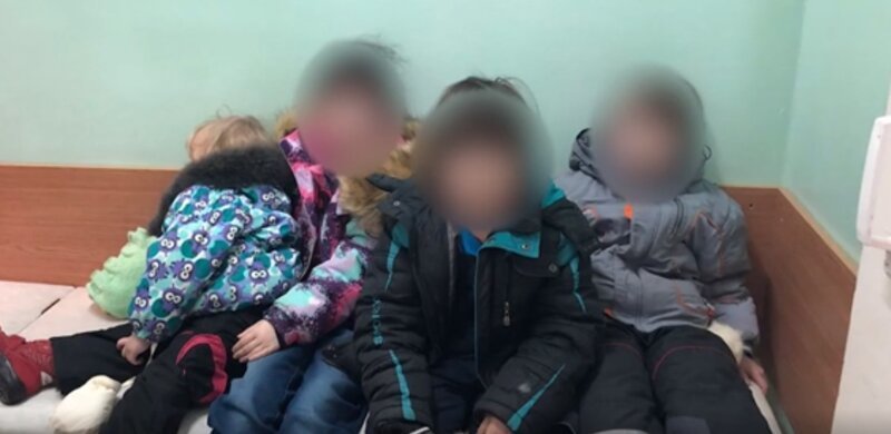В Подмосковье спасли четверых детей, которых кормили отходами и держали взаперти