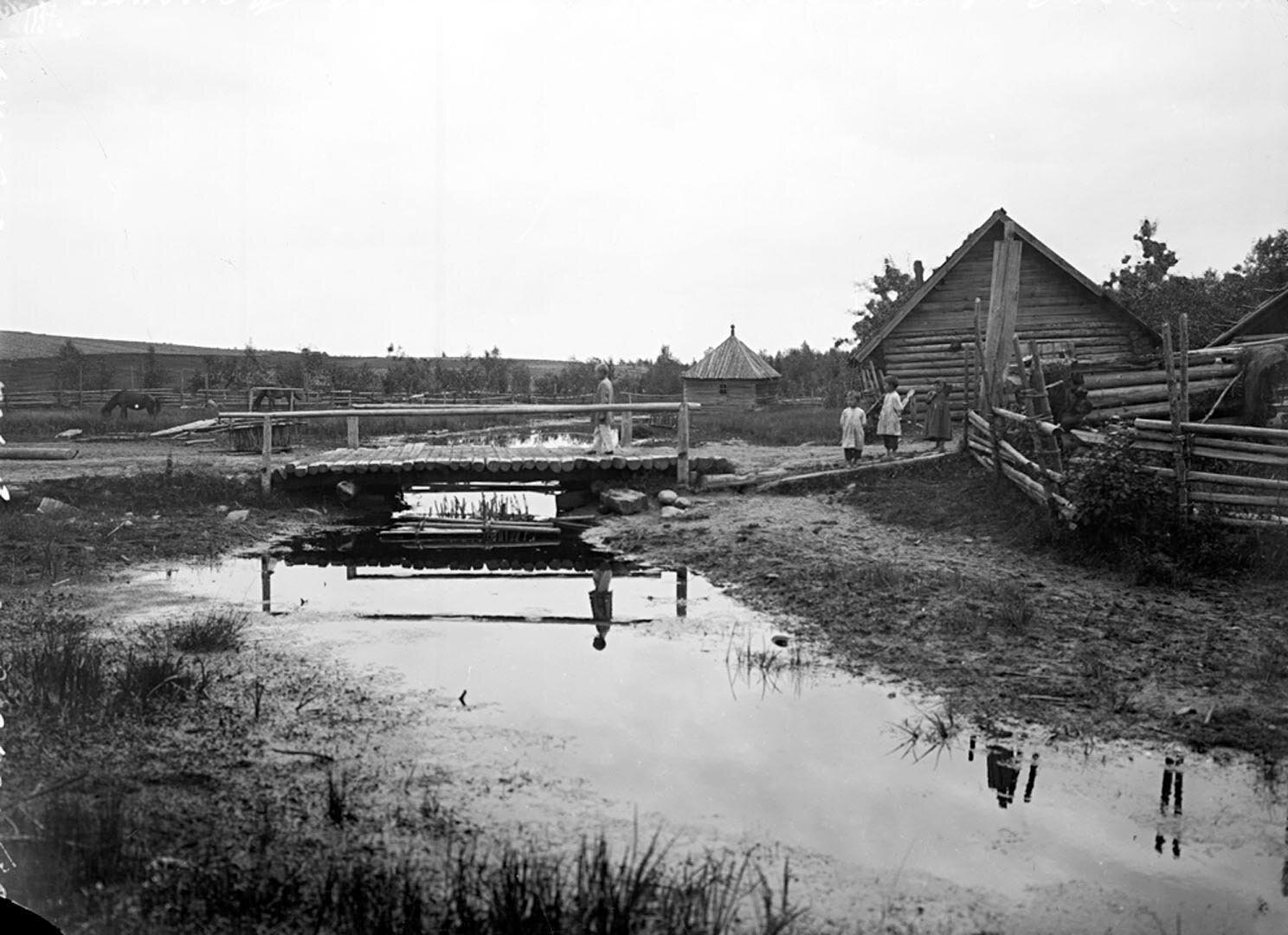 Деревня Волговерховье 1890