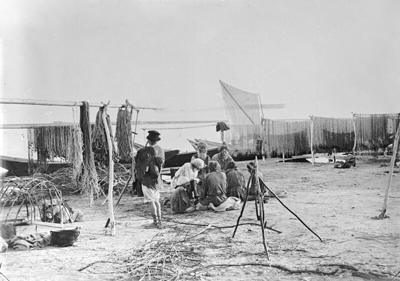 Рыбацкий стан на Волге, 1894 год