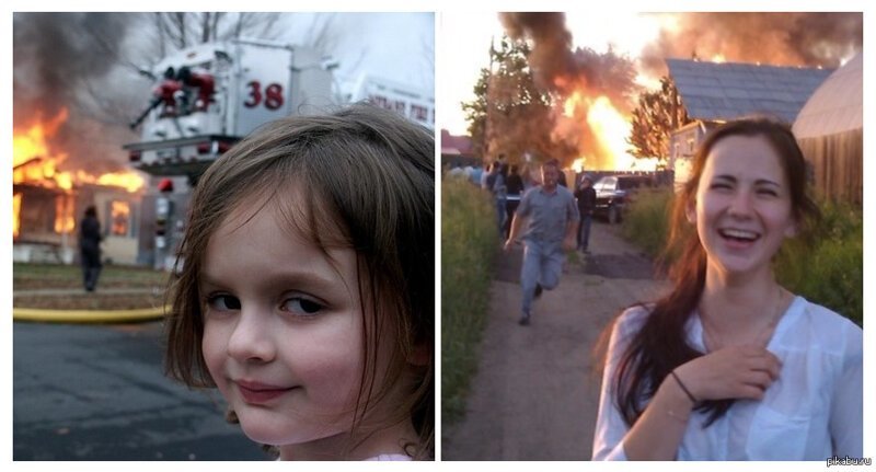 Помните девочку на фоне горящего дома? Это она сейчас