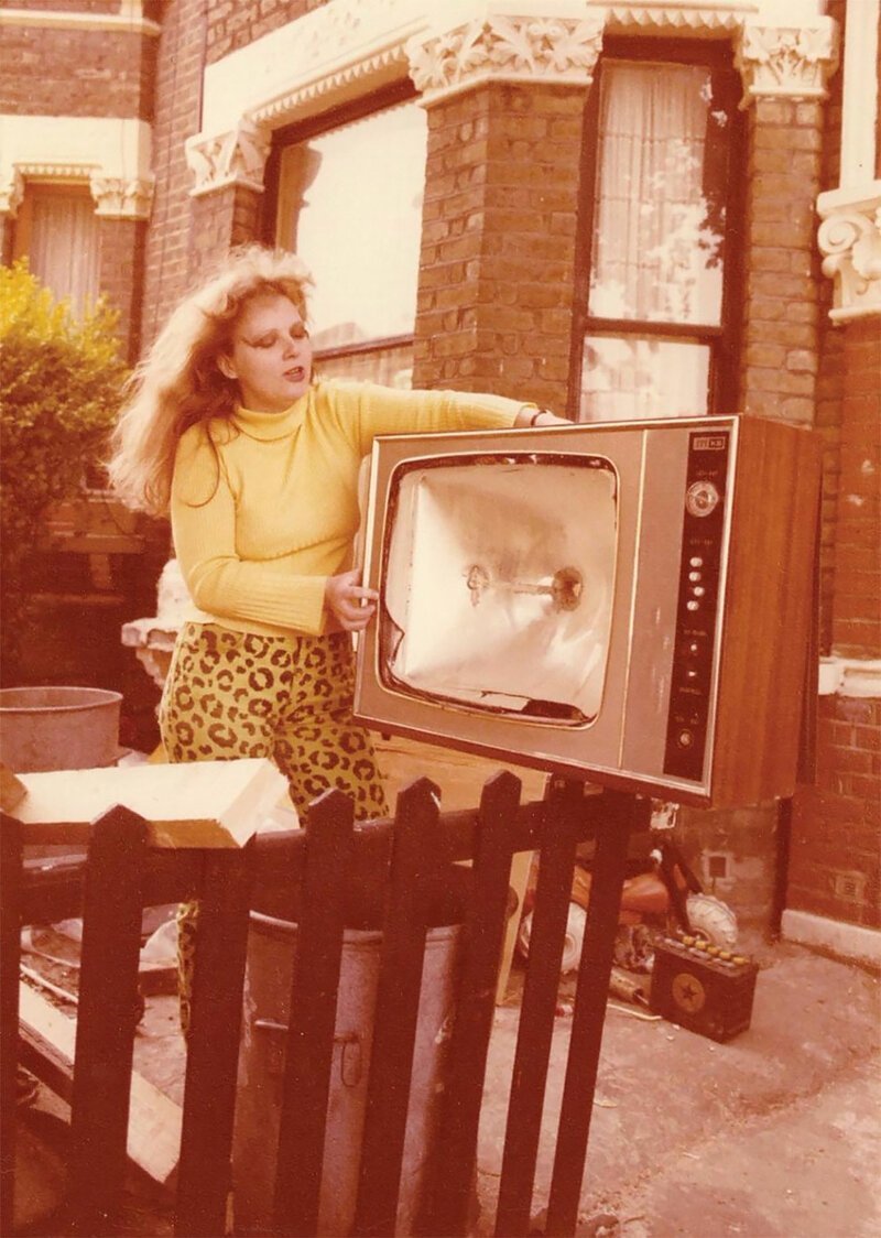 Стэф Петтикоут из пост-панк-группы Petticoats. Лондон, 1980. Фото Стефани Генрих
