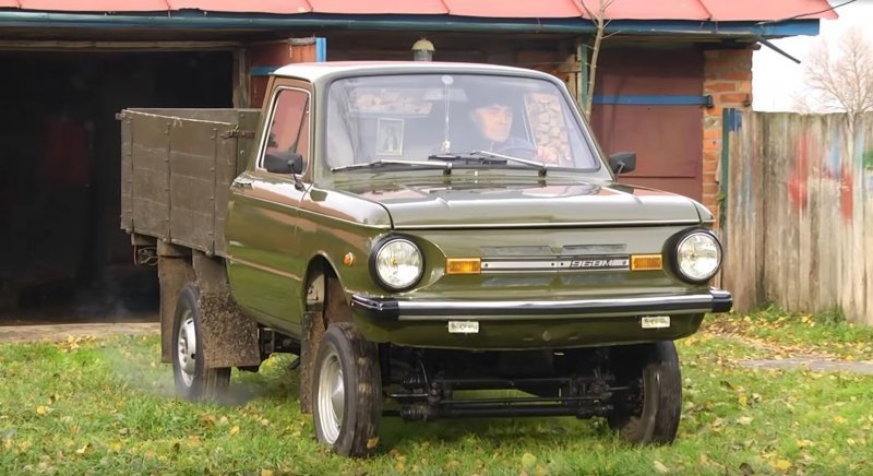 Автолюбитель создал уникальный пикап, использовав кузов от «Запорожца»
