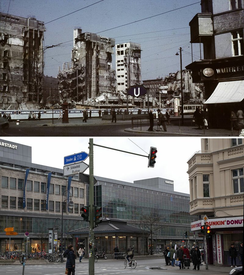 Площадь Херманплатц, 1945 - 2018