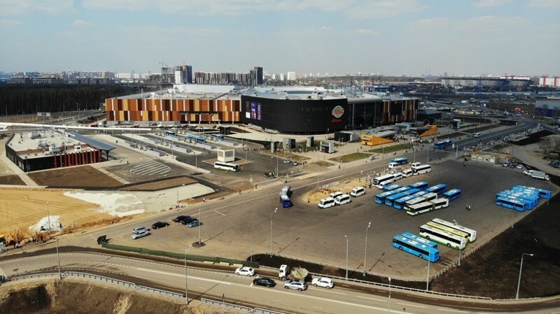 В новой Москве открыли транспортно-пересадочный узел «Саларьево»