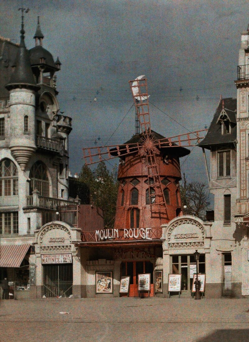 1923. Париж в цвете на фотографиях Жюля Жерве-Куртельмона 