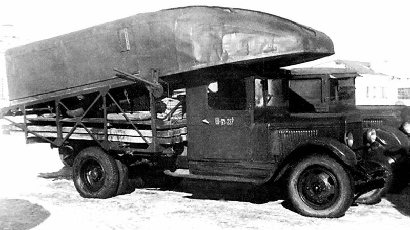 Базовый грузовик парка Н2П-32 на доработанном шасси ЗИС-5 (из архива Н. Маркова)