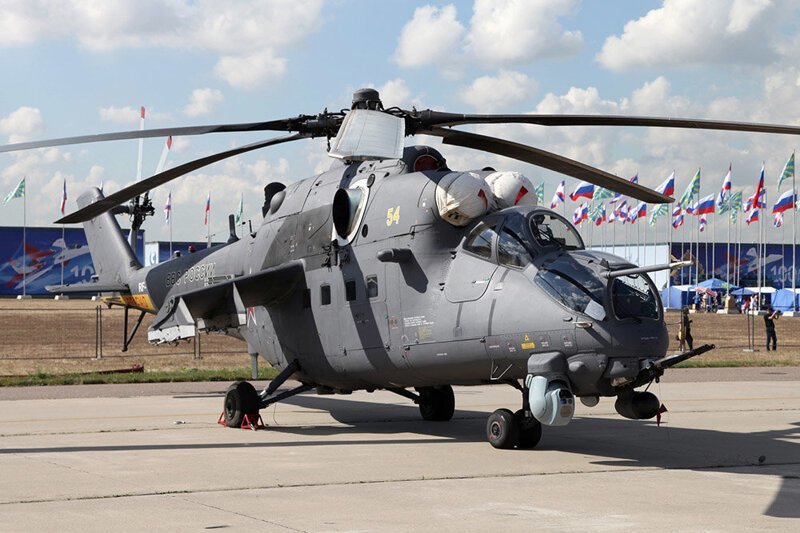 Все боевые вертолеты Ми-35М получили комплекс бортовой обороны «Витебск»