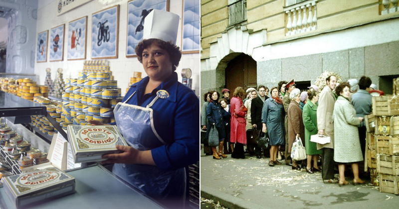 Как это было: фотографии советских магазинов и рынков