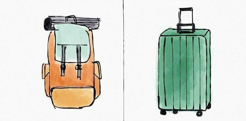 19. Рюкзак или чемодан?
