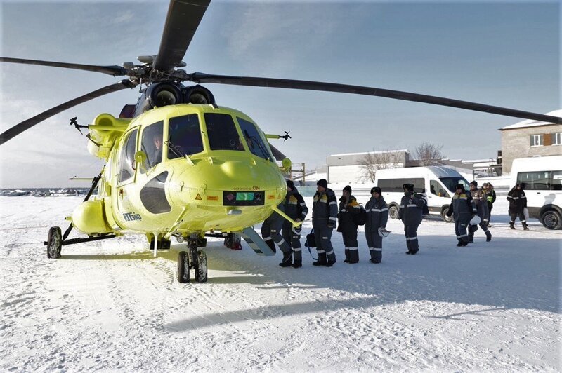 Новые вертолеты Ми-171А2 приступили к перевозке вахтовых бригад на месторождения Уватской группы