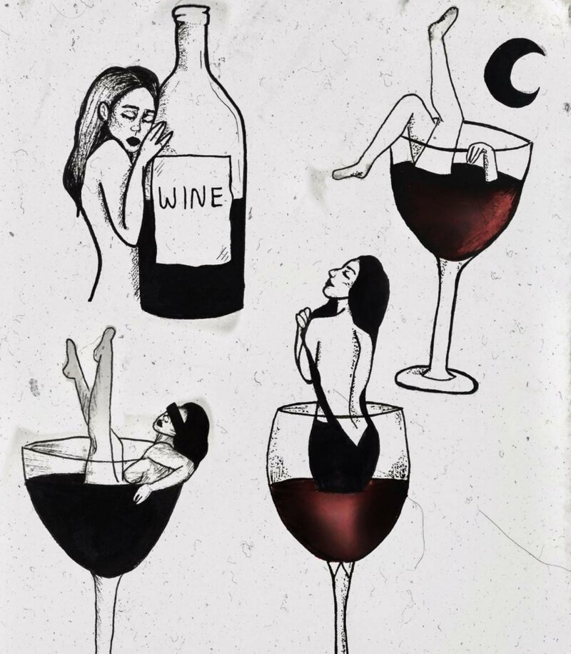Разные картинки про вино